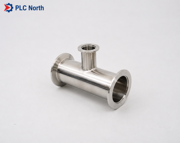 304 Reducing Tee Vacuum Fitting 2 KF Stainless Steel 304 Reducing Tee Vacuum Fitting
