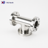 CF Vaccum Equal Flange CF Vacuum Equal Tee SS304 DN16–DN200 Flange