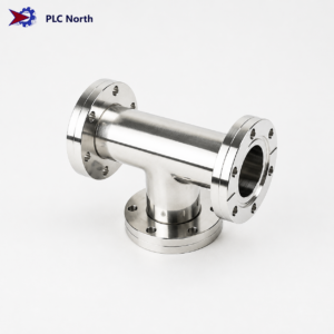 CF Vacuum Equal Tee SS304 DN16–DN200 Flange
